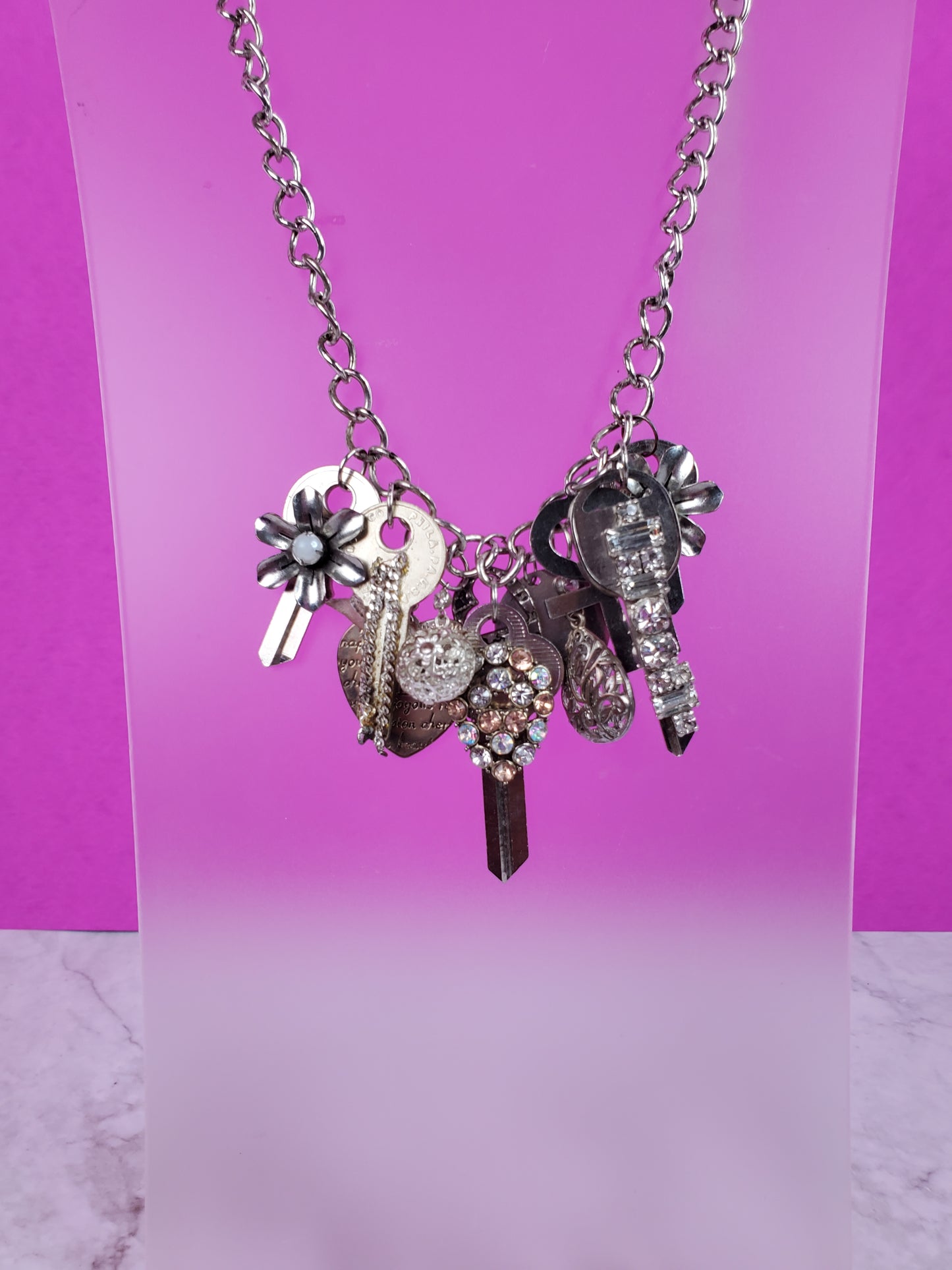 Key Ensemble Charm Necklace