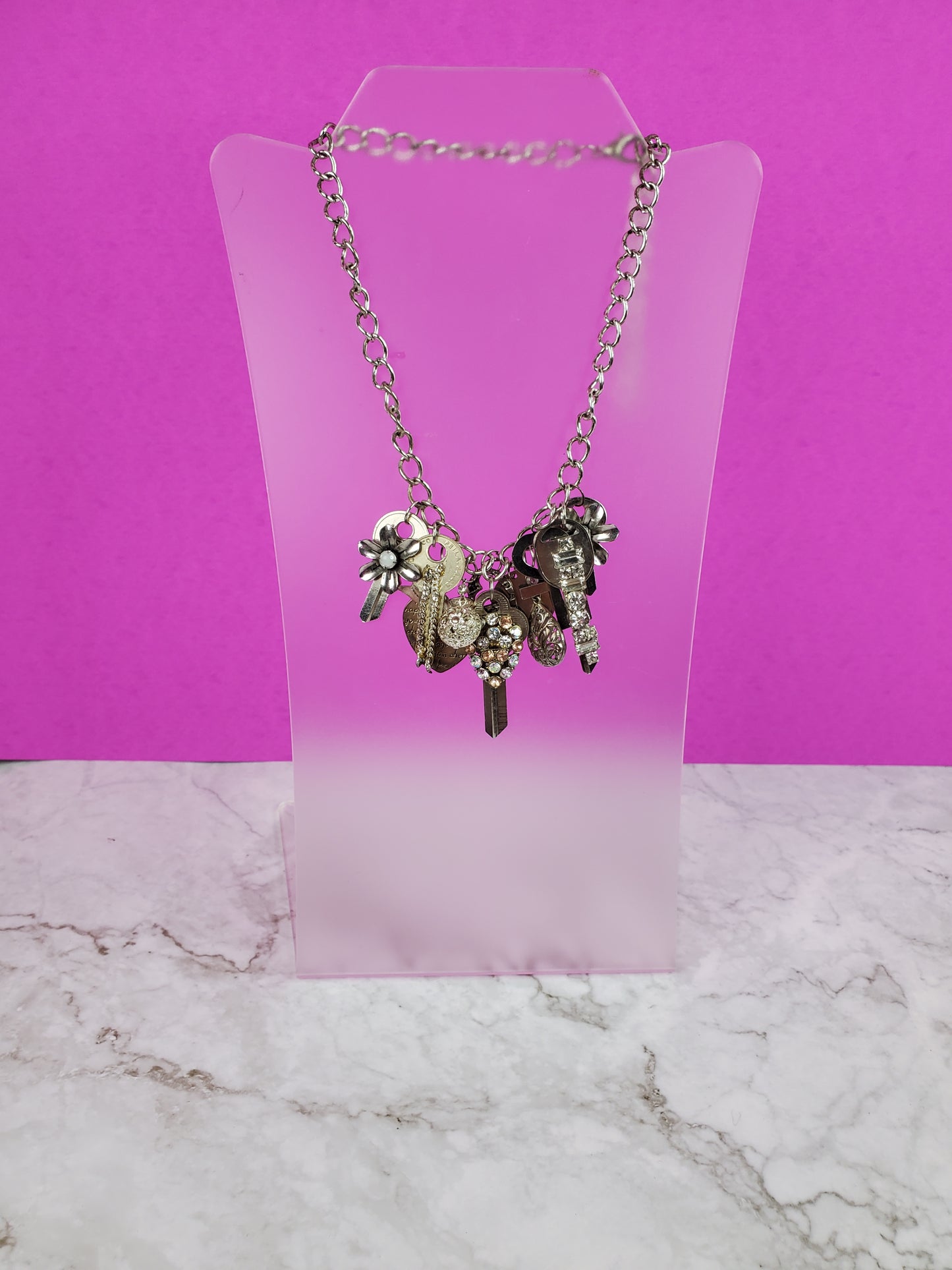 Key Ensemble Charm Necklace