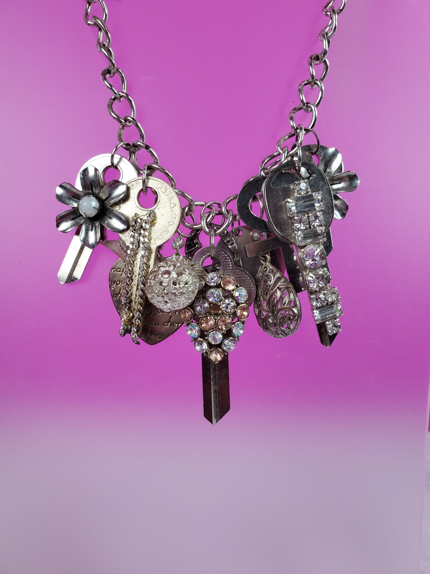 Key Ensemble Charm Necklace
