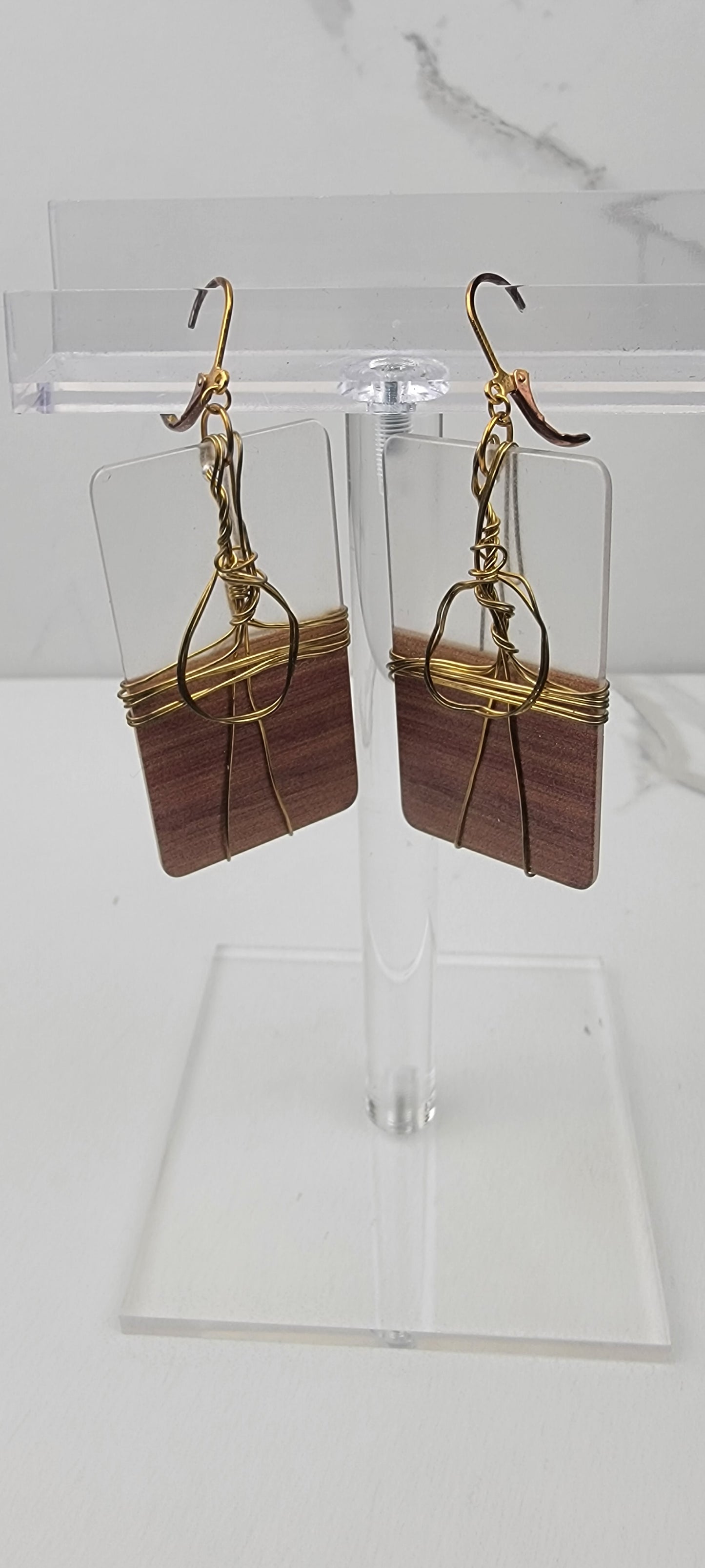 I Can't Believe It's Not Wood Earrings