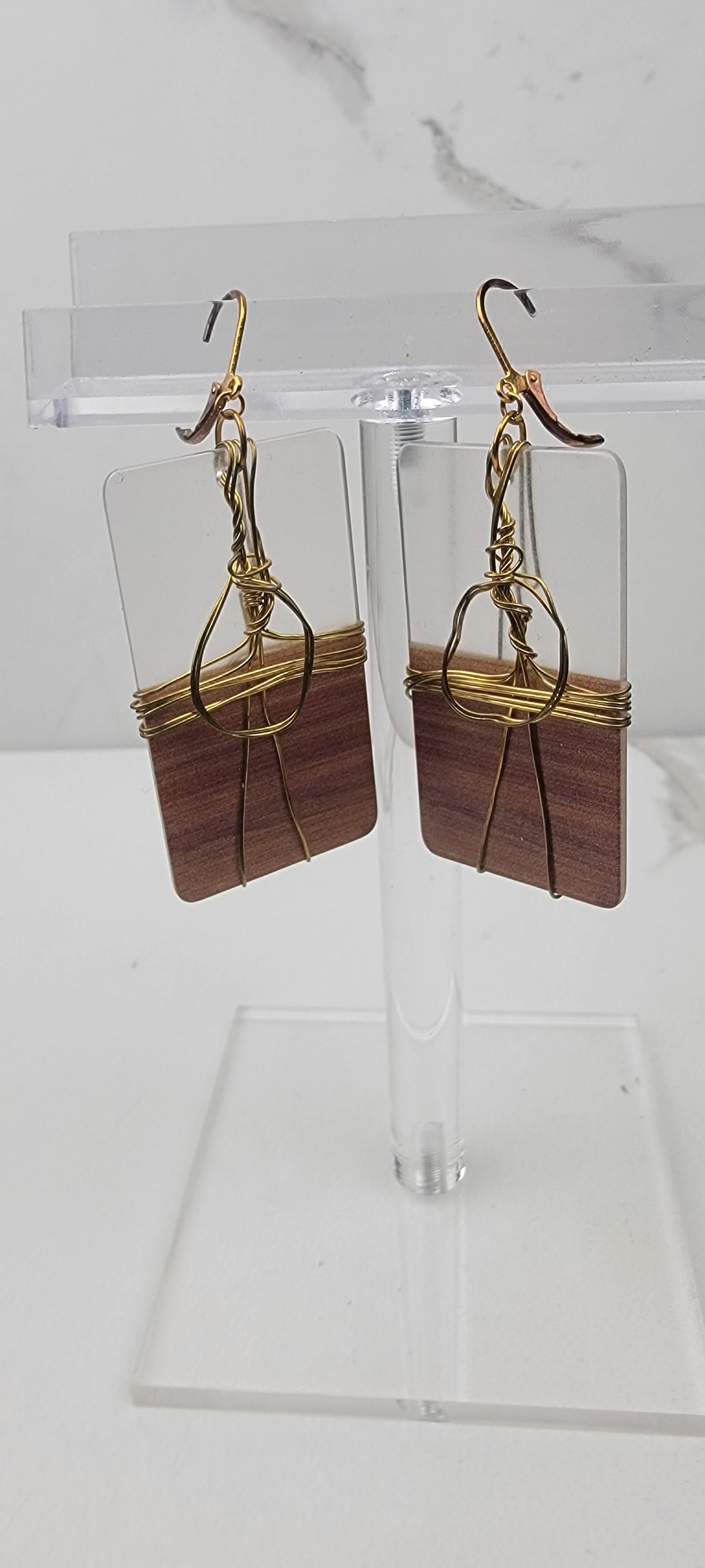 I Can't Believe It's Not Wood Earrings