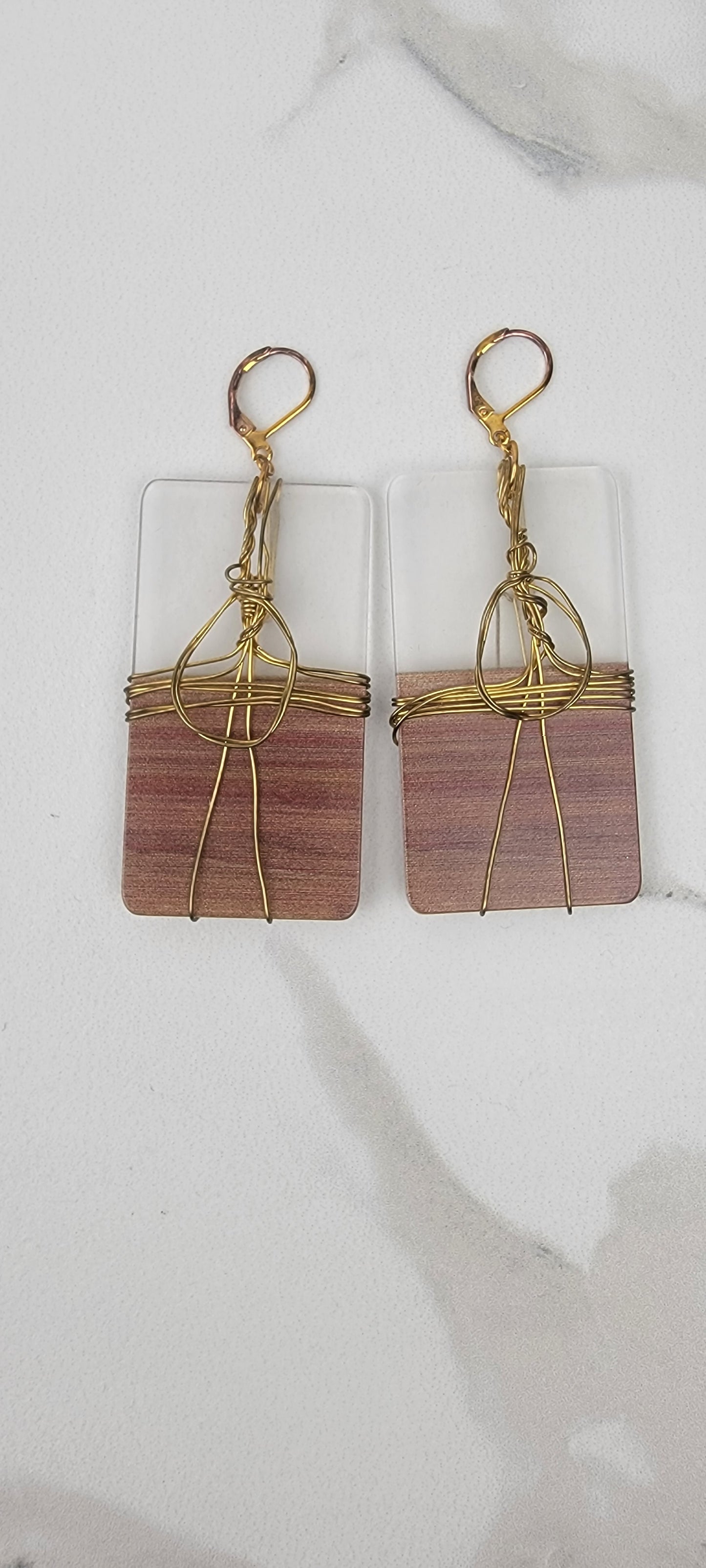 I Can't Believe It's Not Wood Earrings