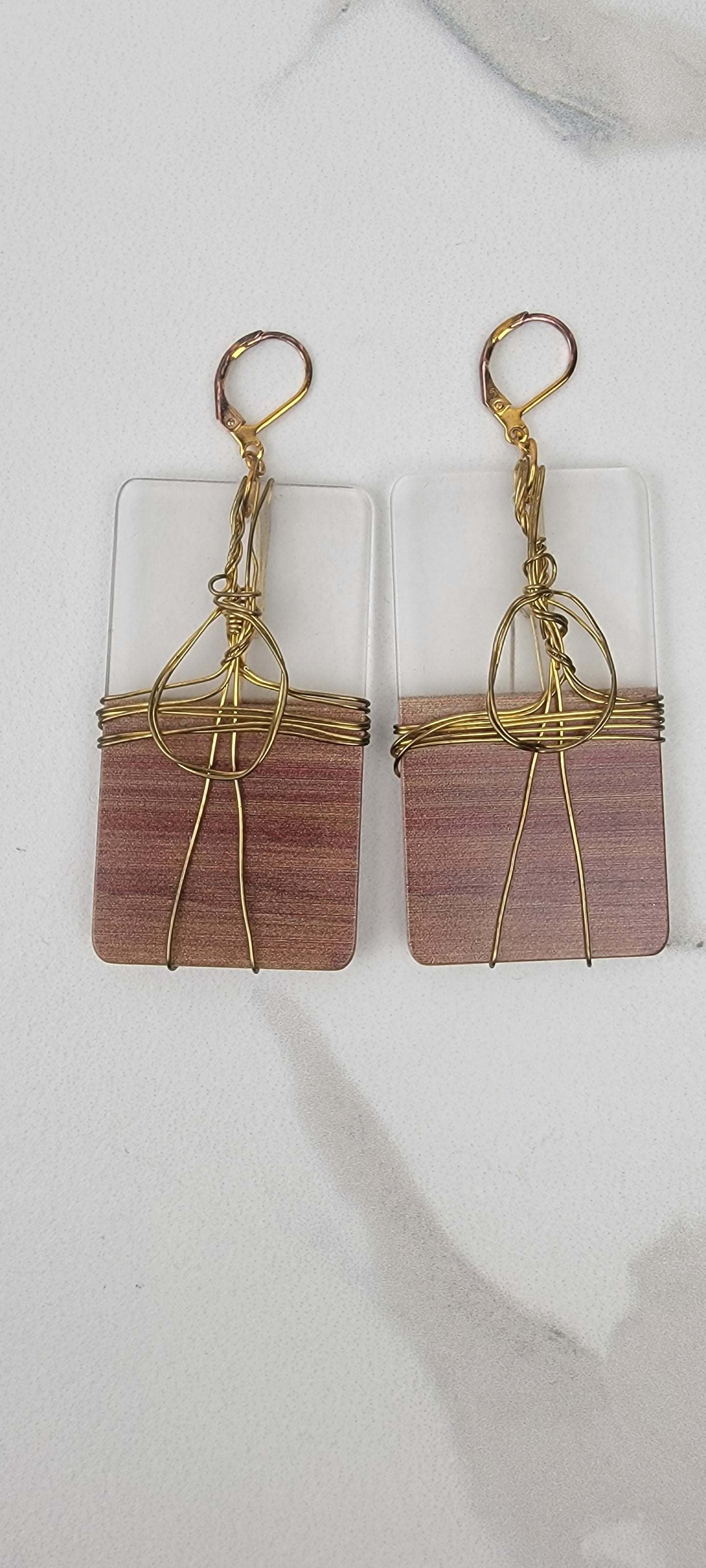 I Can't Believe It's Not Wood Earrings
