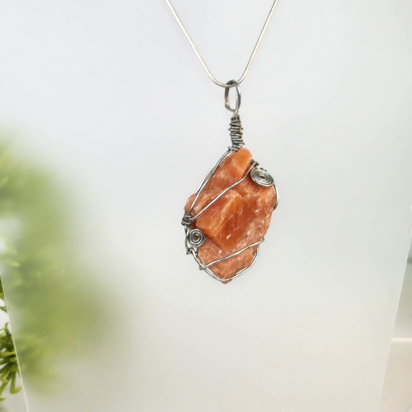 Cosmic Carnelian Necklace