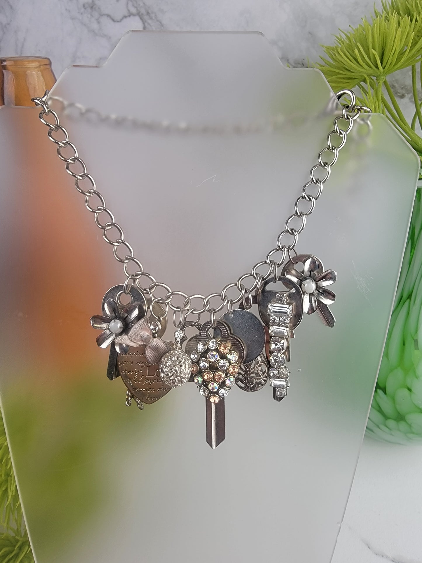 Key Ensemble Charm Necklace
