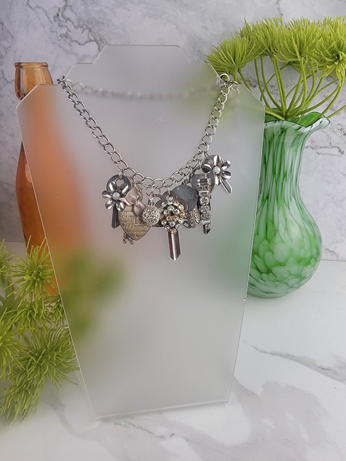 Key Ensemble Charm Necklace