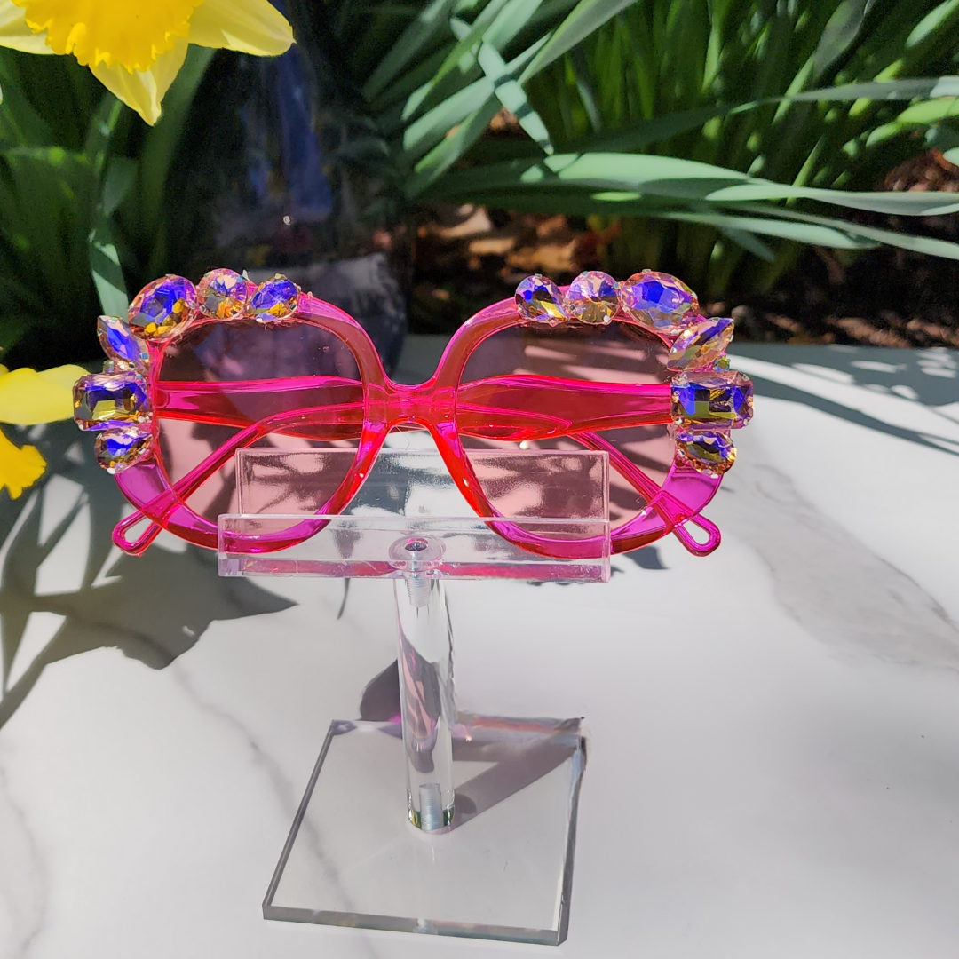 Pink Unicorn Oversized Sunglasses
