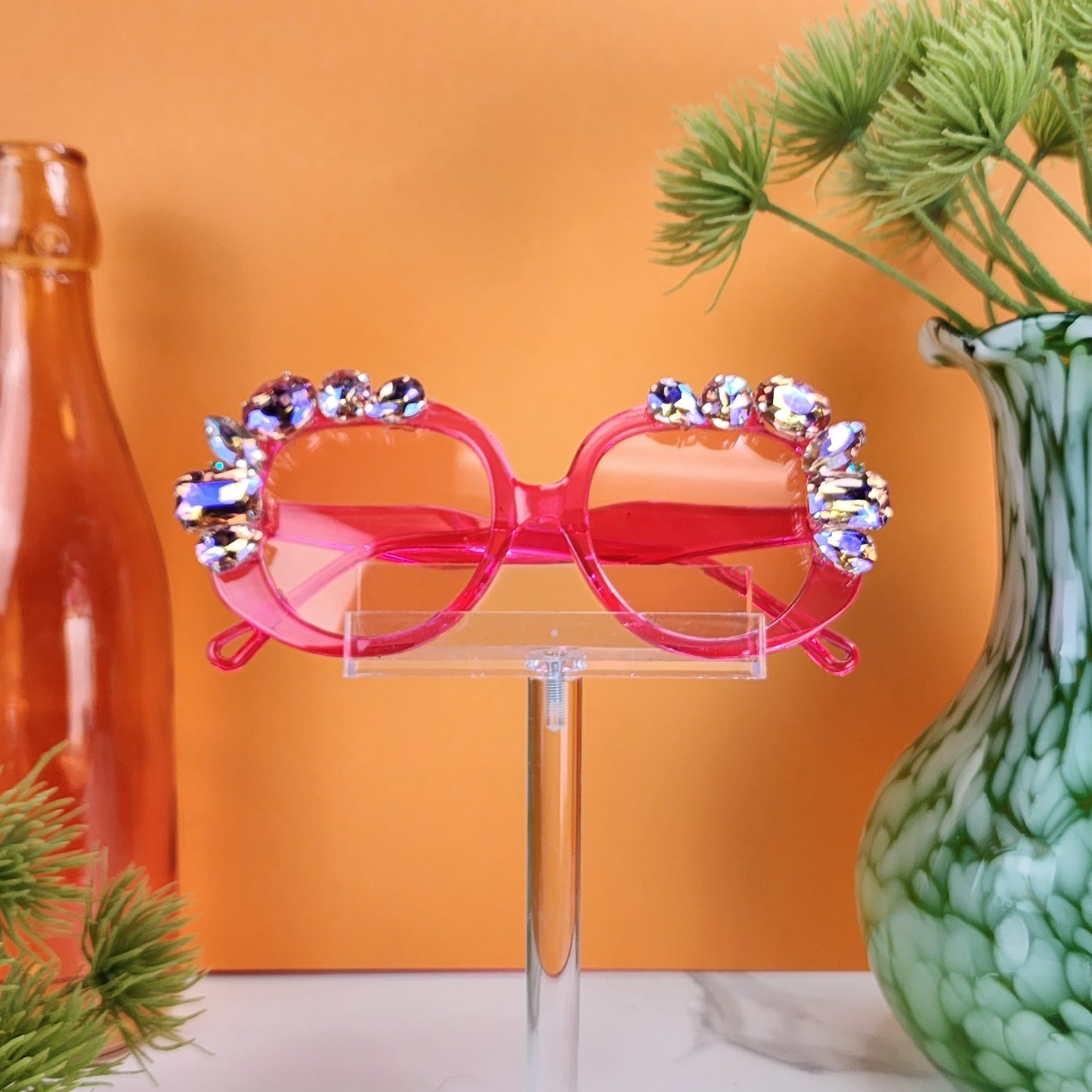 Pink Unicorn Oversized Sunglasses