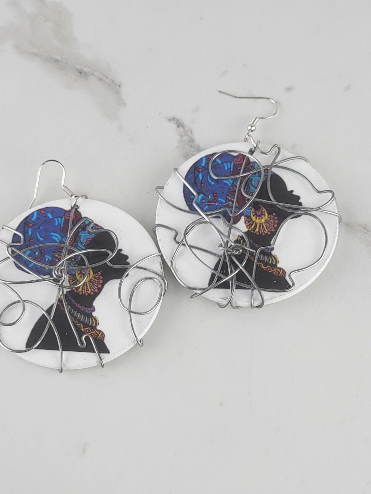 Blue Queen Earrings